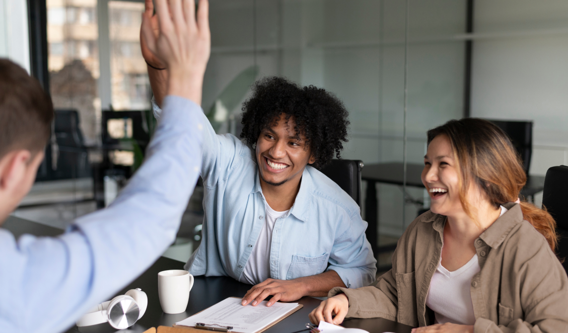 office-workers-working-together-as-team 1