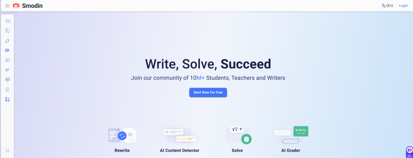 Smodin – Best ChatGPT Rewriter for Improving Text Readability