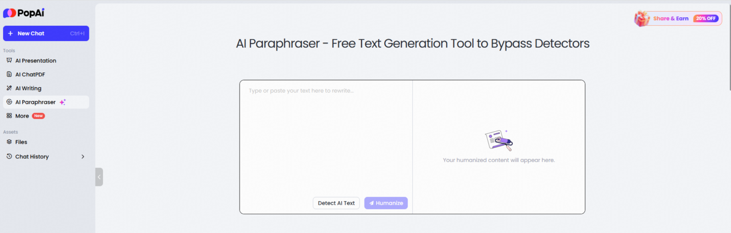 2. Effortlessly Bypass ZeroGPT AI Detection with PopAi Bypass!