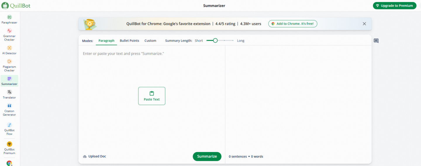 Summarizer: The Reliable Academic Aid