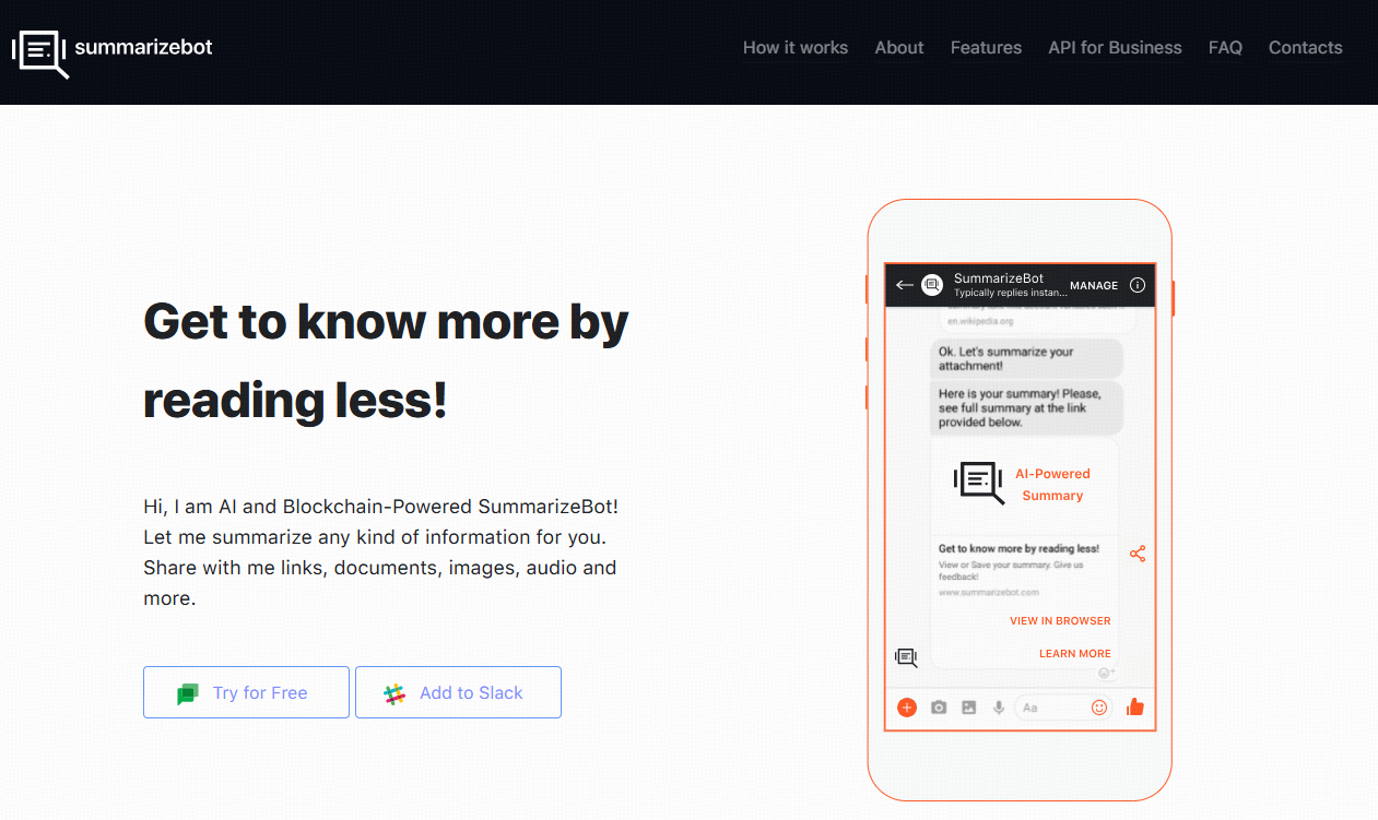 SummarizeBot: The Versatile Multitasker