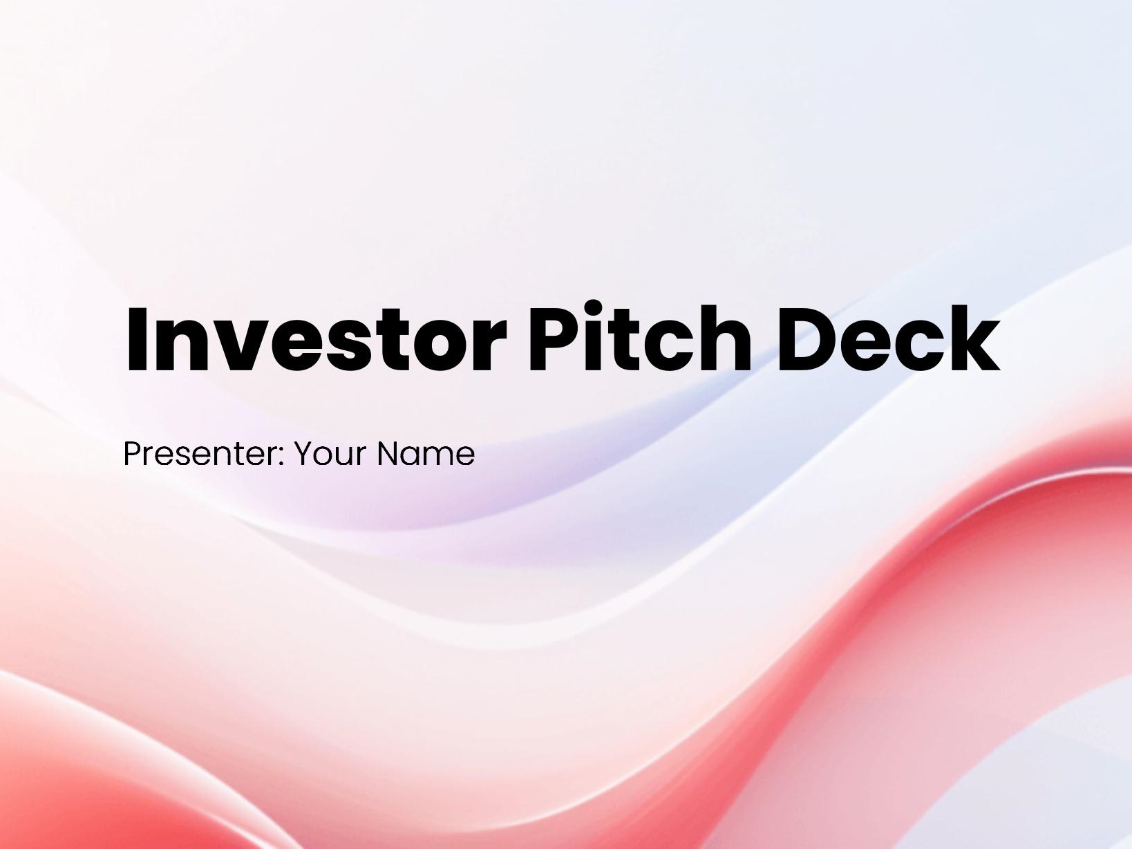 Investor Pitch Deck