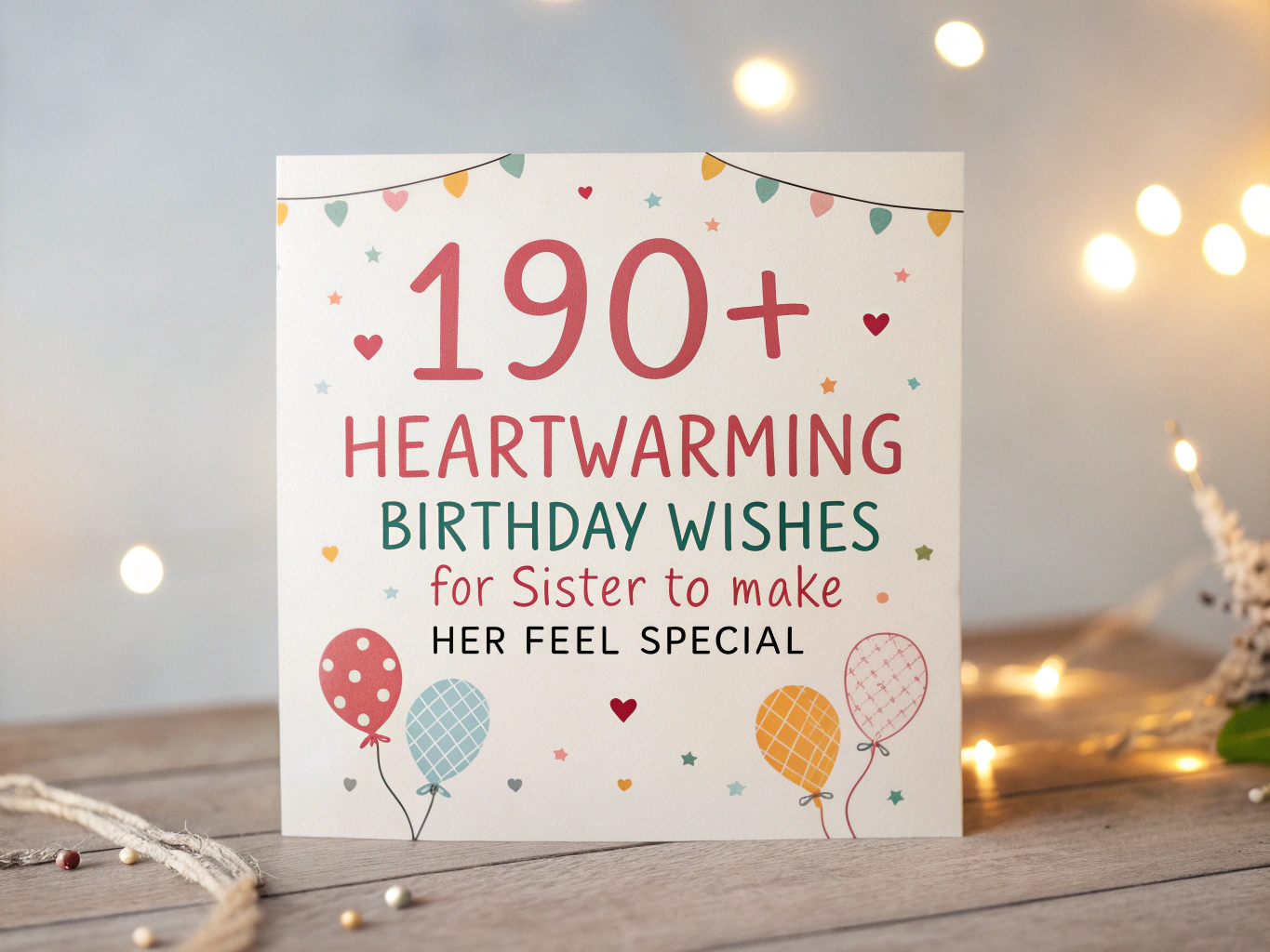 190+ Heartwarming Birthday Wishes for Sister to Make Her Feel 