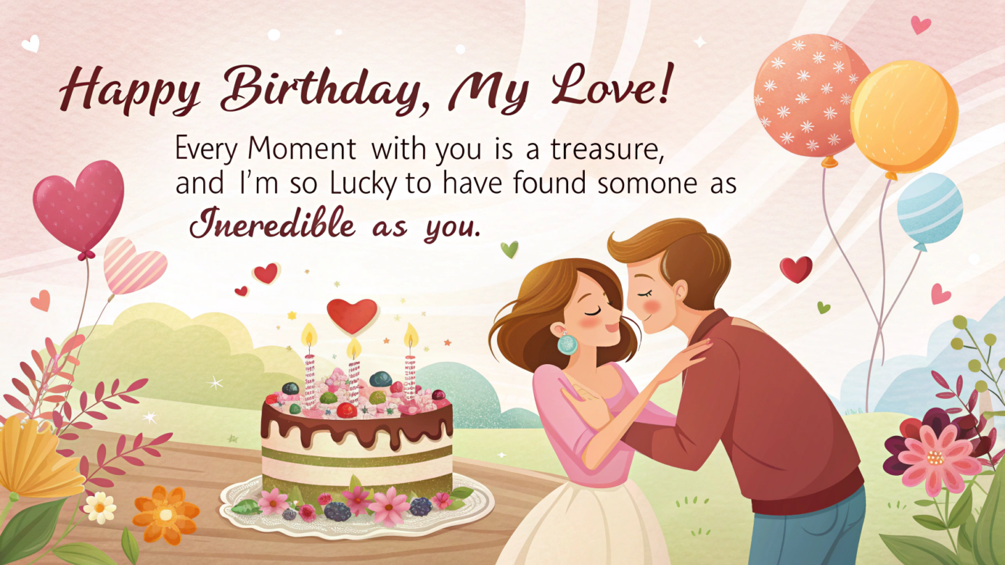 2. Birthday Wishes for Girlfriend