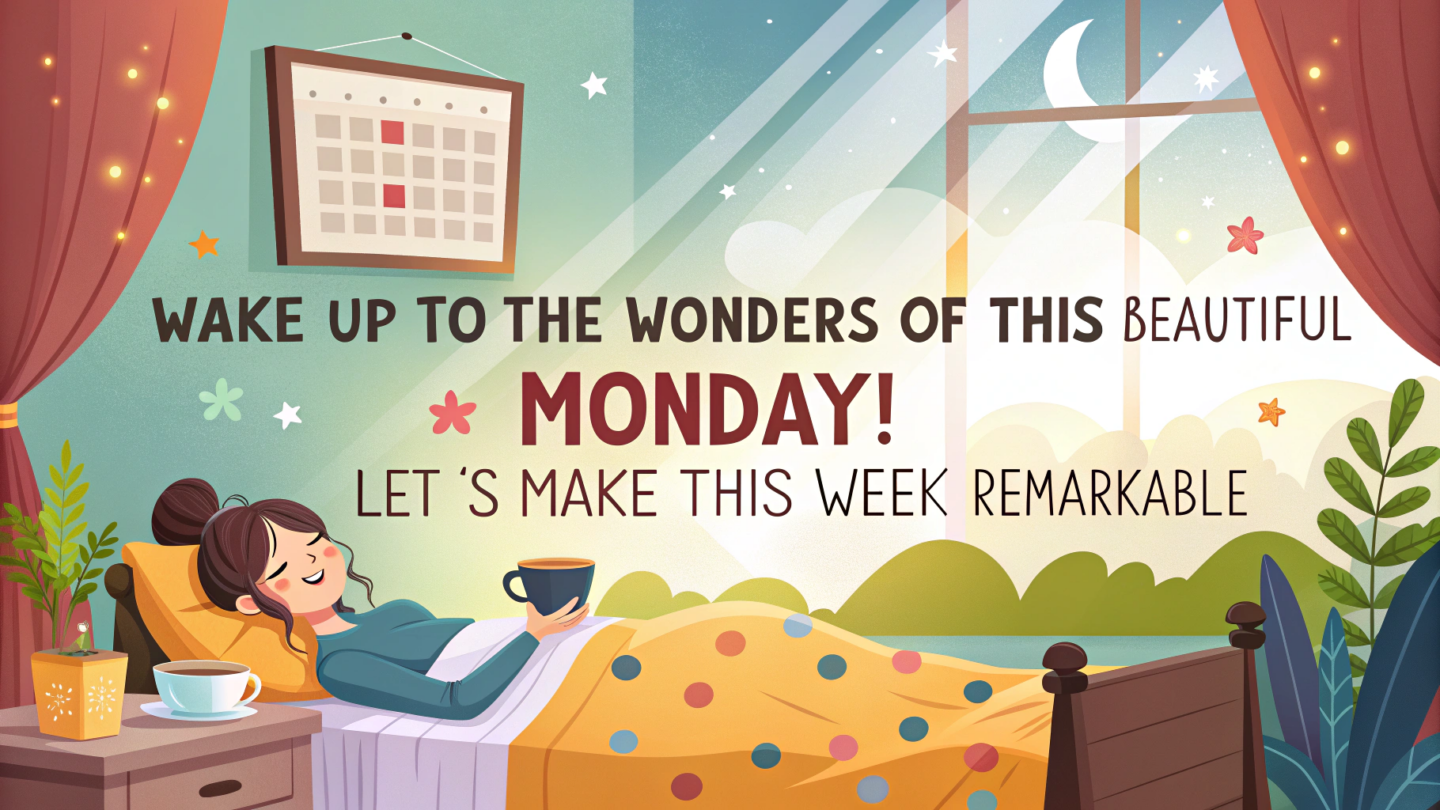 1. 20 Motivational Good Morning and Happy Monday Messages