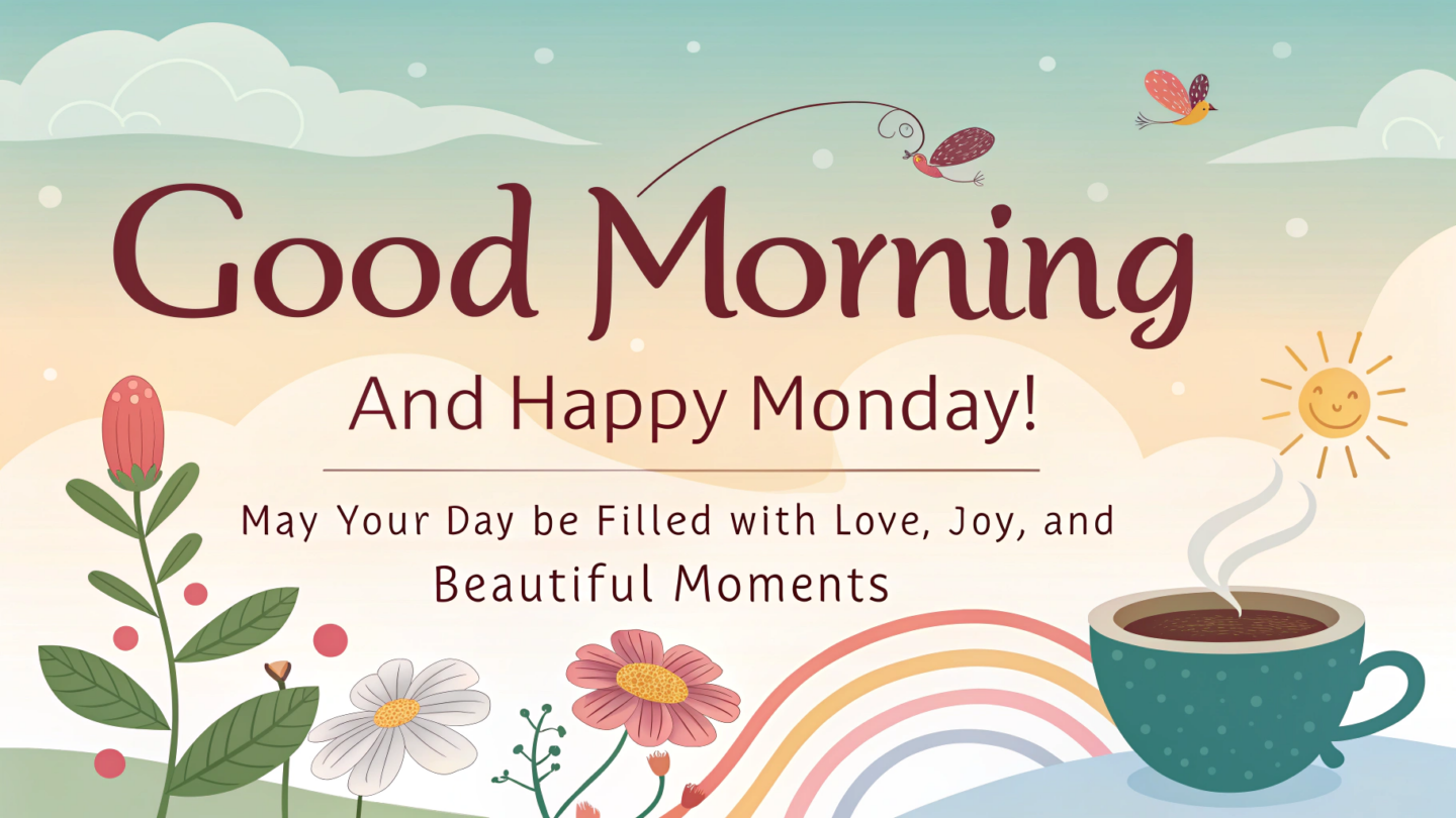 2. 20 Heartfelt Good Morning and Happy Monday Messages