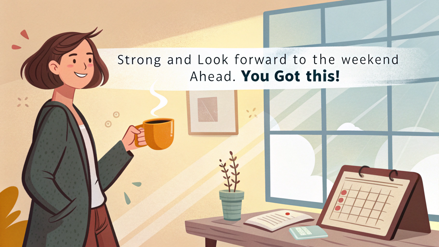 2. Motivational Good Morning and Happy Friday Messages