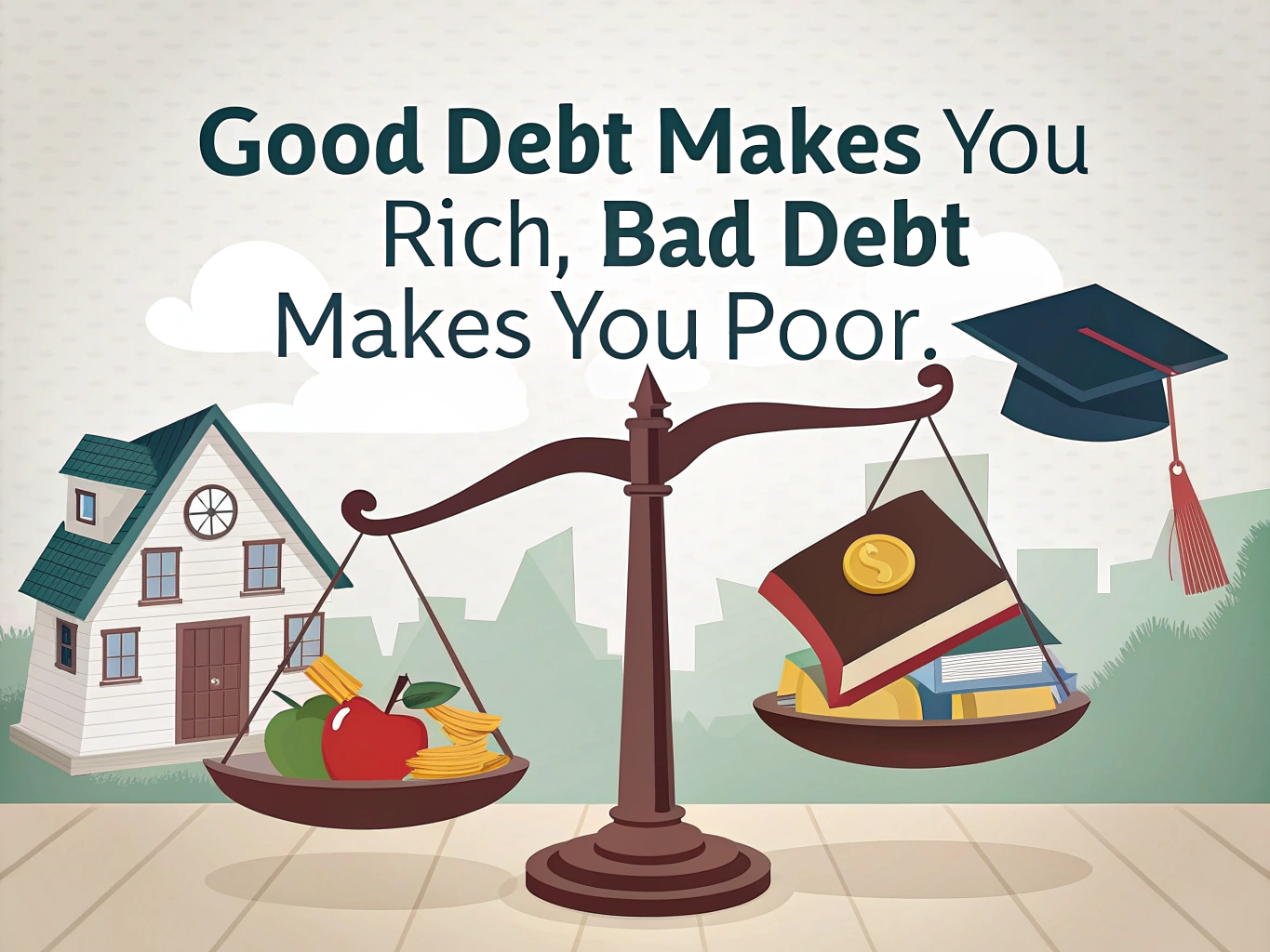 Rich Dad Poor Dad: Differentiating Good Debt from Bad Debt