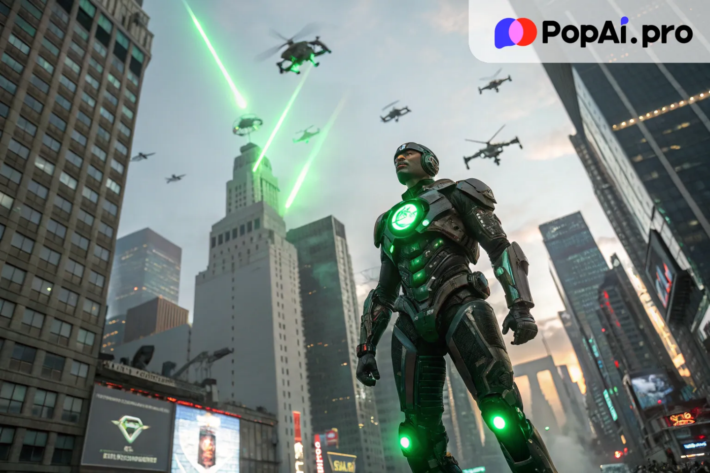 A cybernetic superhero with half-human, half-machine features