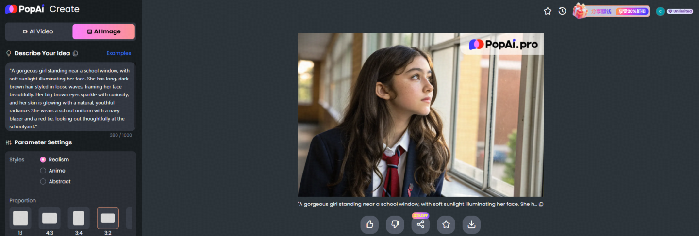 PopAi: The Best AI-Generated Schoolgirl Images
