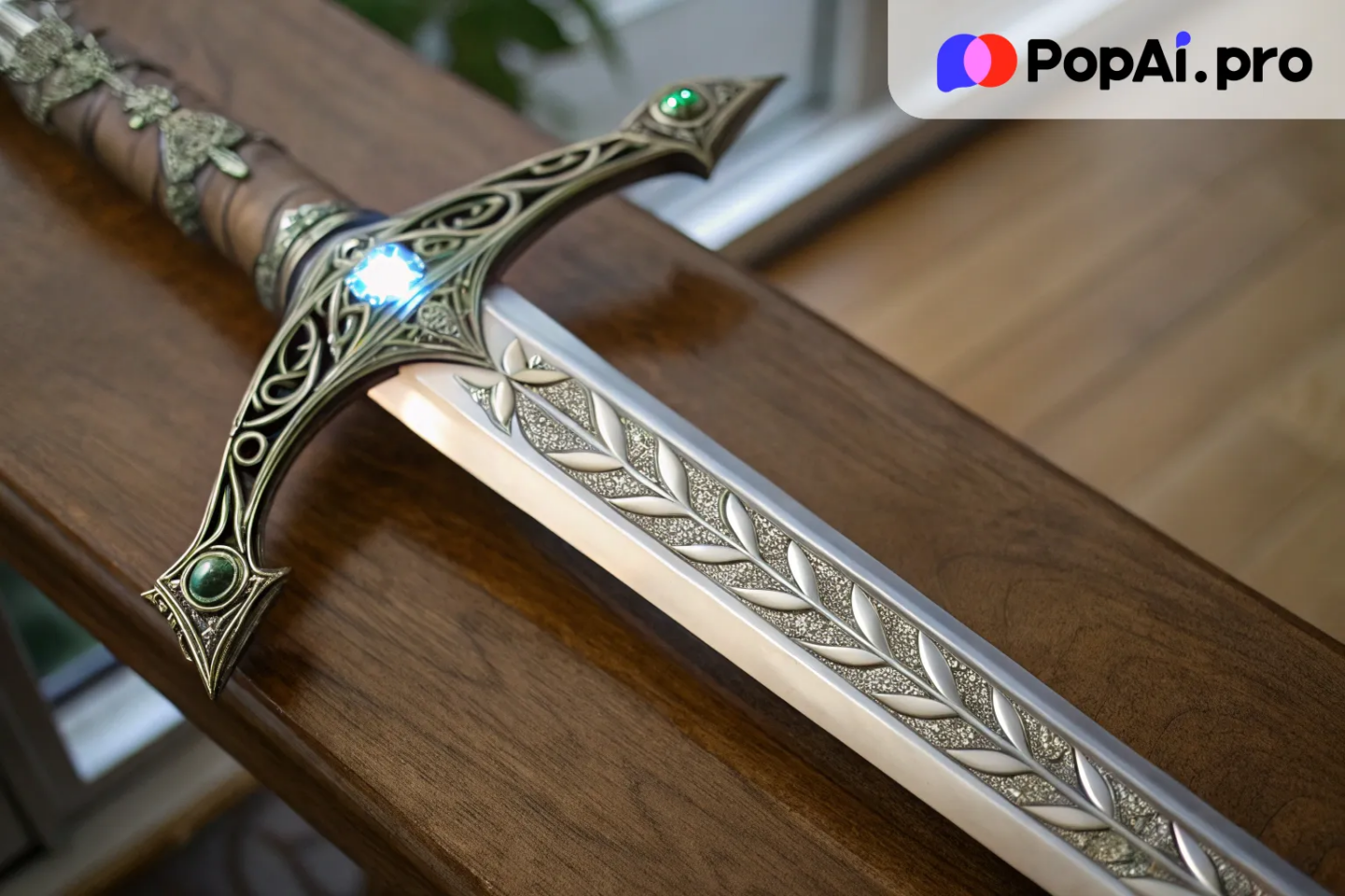 An elven sword straight out of a fantasy legend