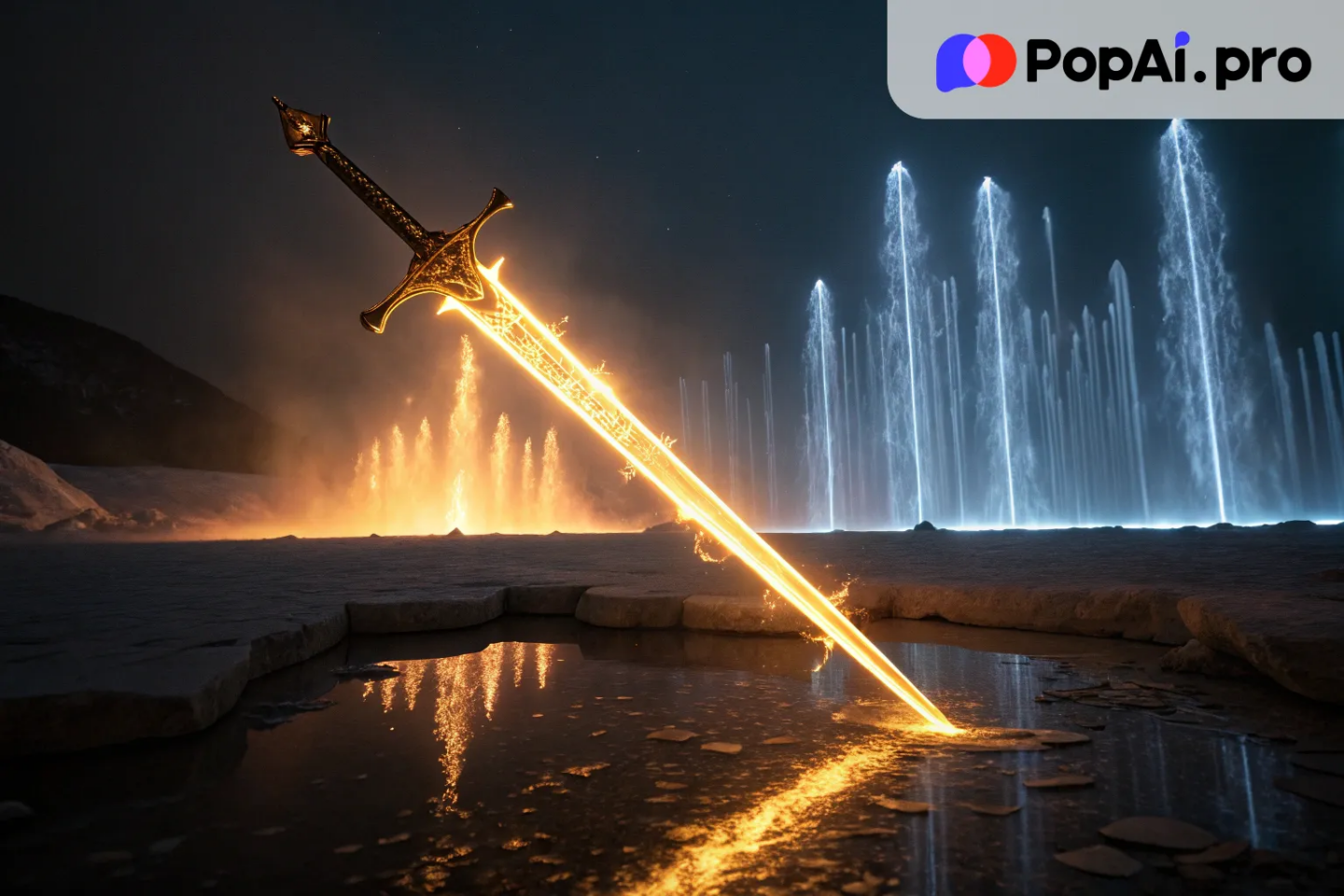 a sword made of pure energy