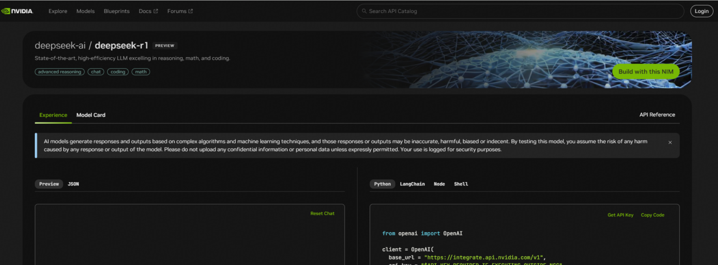 2 NVIDIA NIM Microservices: Fast DeepSeek Integration