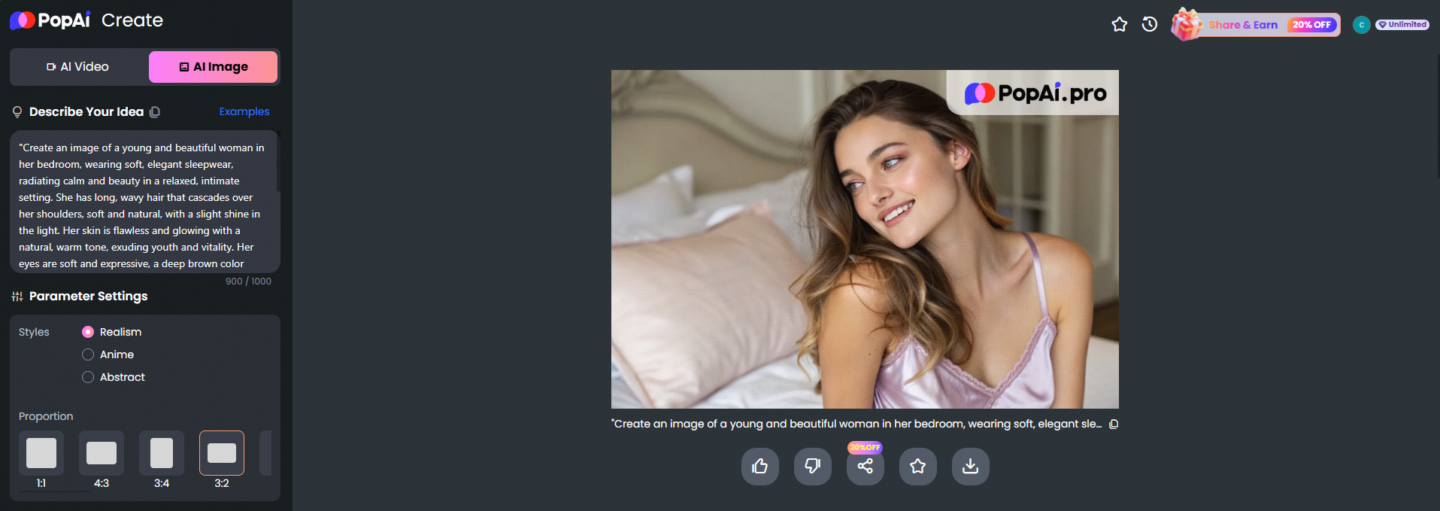 PopAi AI Image Generator
