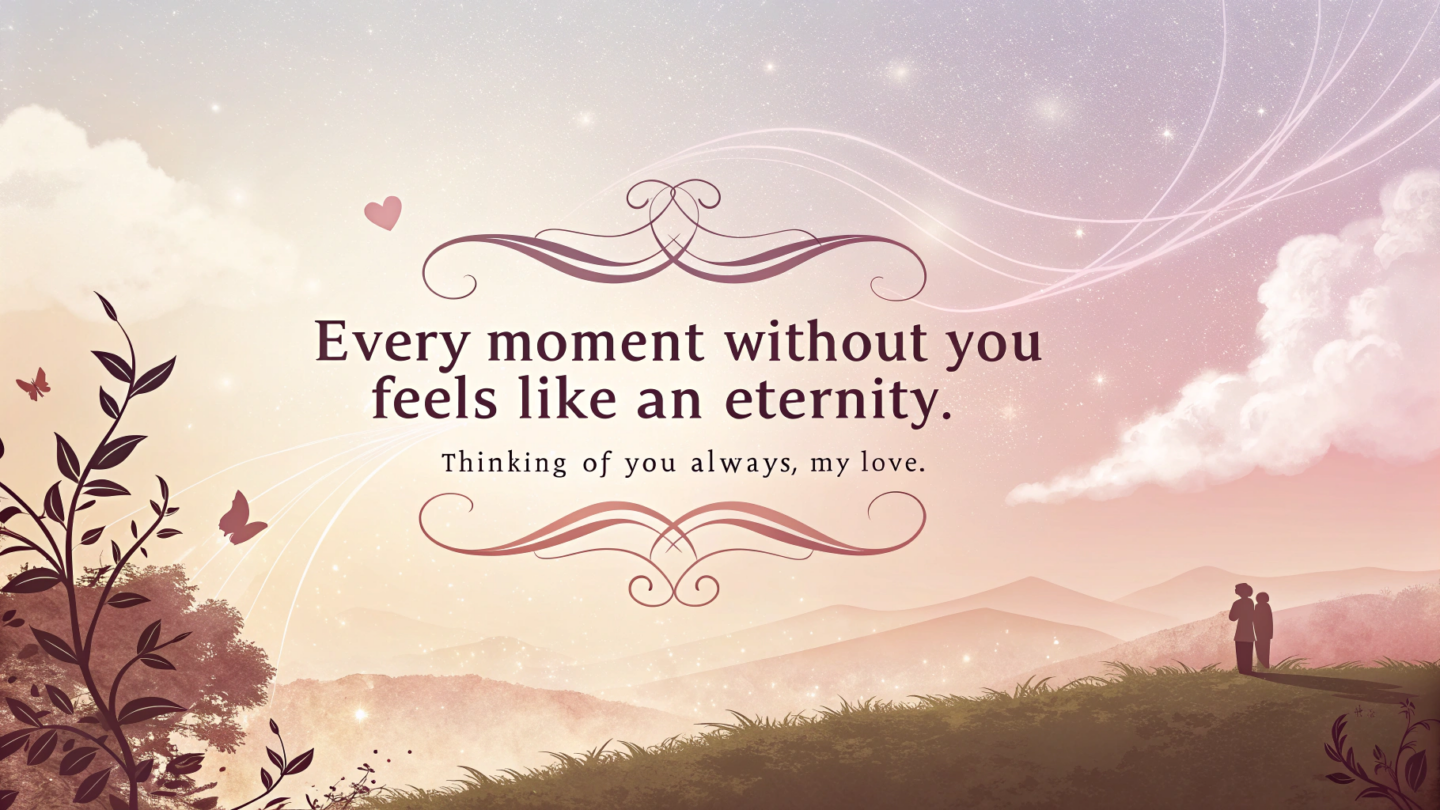 Romantic Thinking of You Messages to Express Love