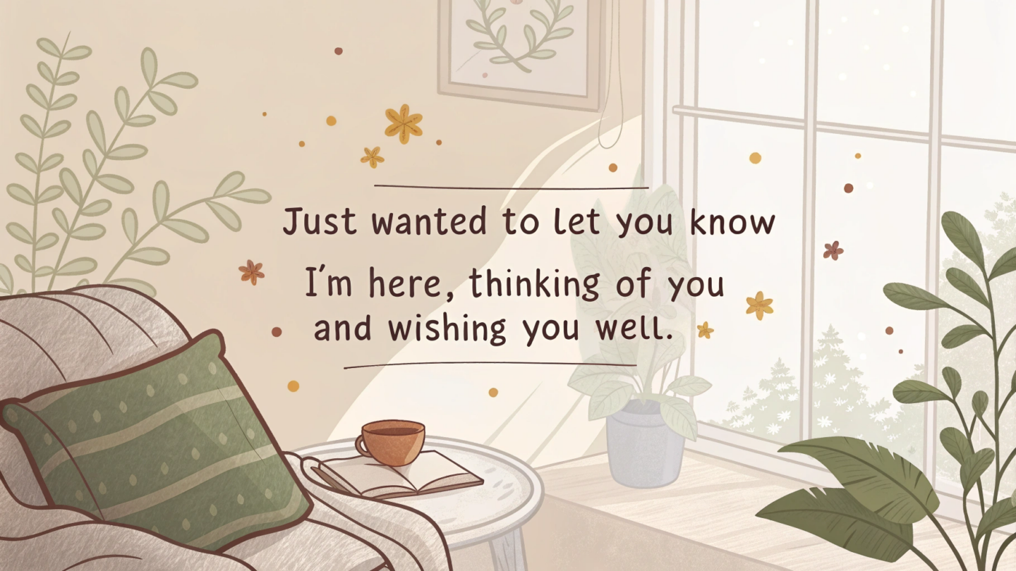 Tender "Thinking of You" Messages for Him to Show Your Care and Concern