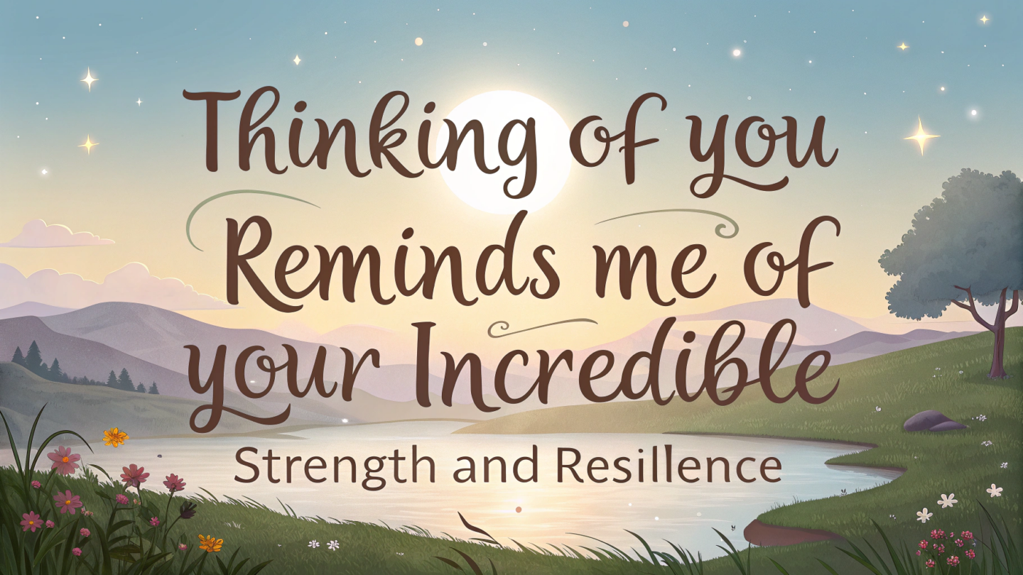 Inspiring "Thinking of You" Messages for Him to Lift His Spirits