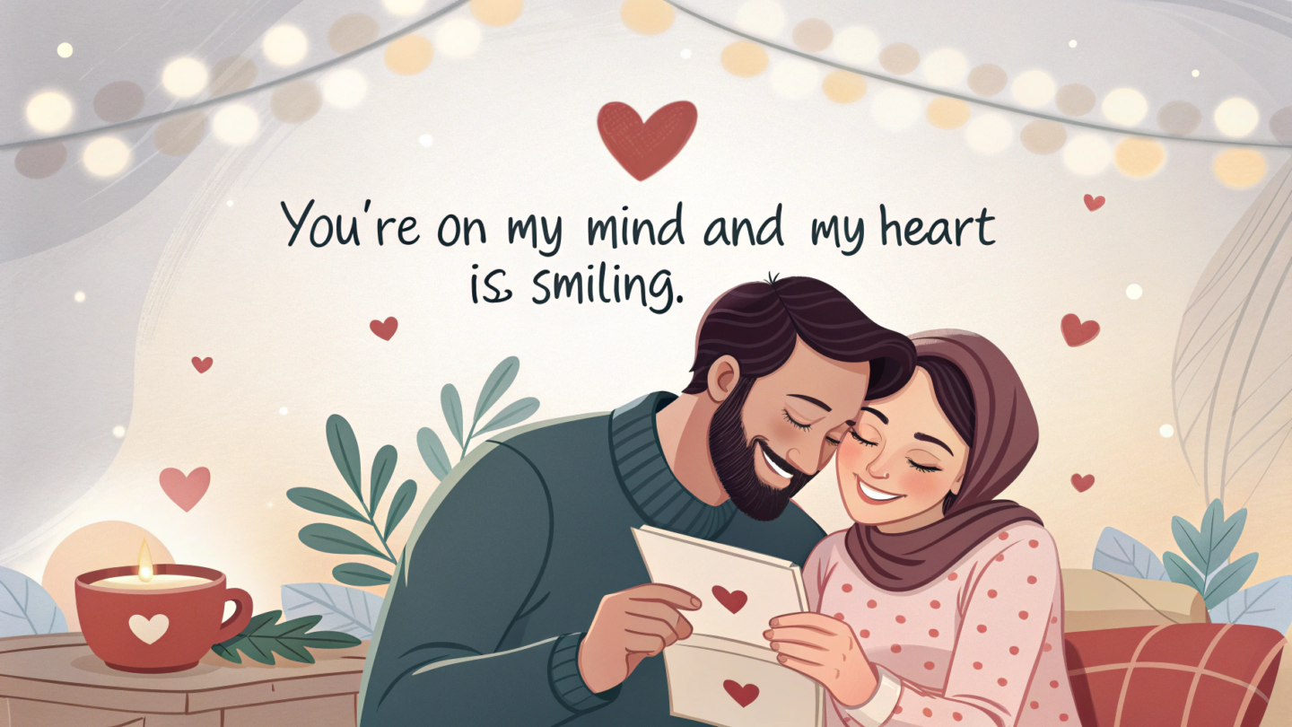 Sweet and Loving "Thinking of You" Messages for Husband to Brighten His Day