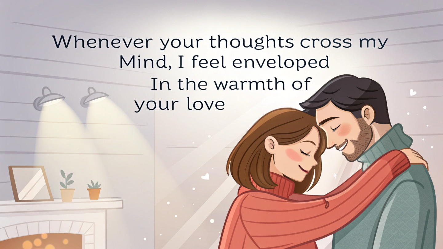 Tender "Thinking of You" Messages for Husband to Show Your Affection and Care