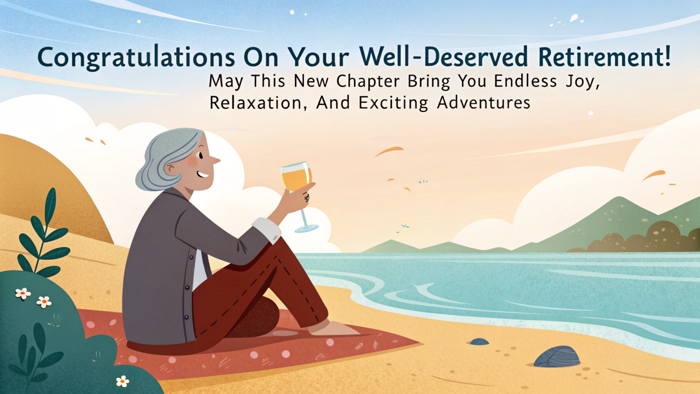 Retirement Congratulations Messages: Honoring Years of Dedication and Hard Work