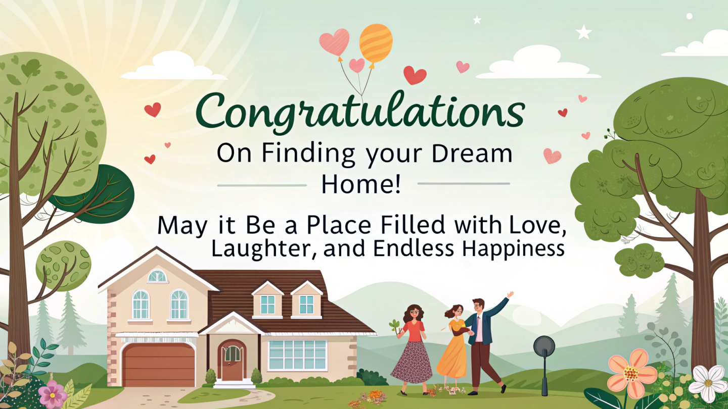 Congratulations on New Home