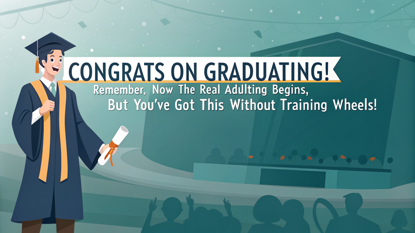 Fun and Humorous Graduation Messages