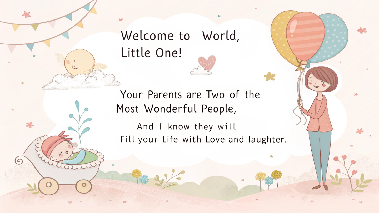 Crafting Personalized Messages for Newborn Babies