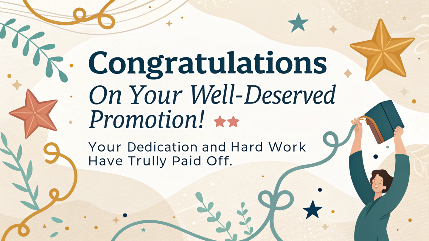 2. Crafting Professional Congratulations Messages for Promotions