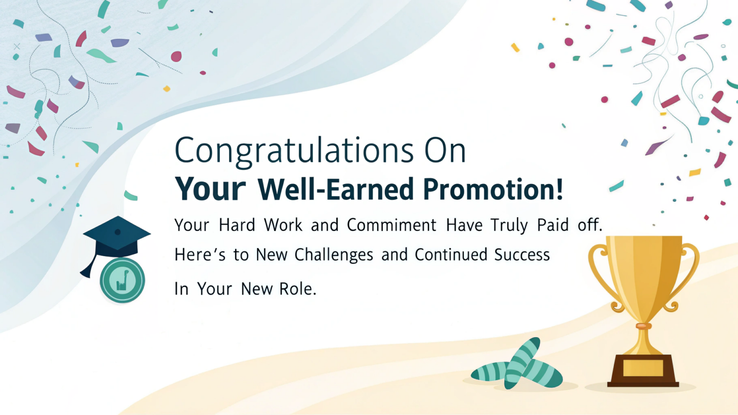 Celebrating workplace accomplishments: Promotions and new jobs