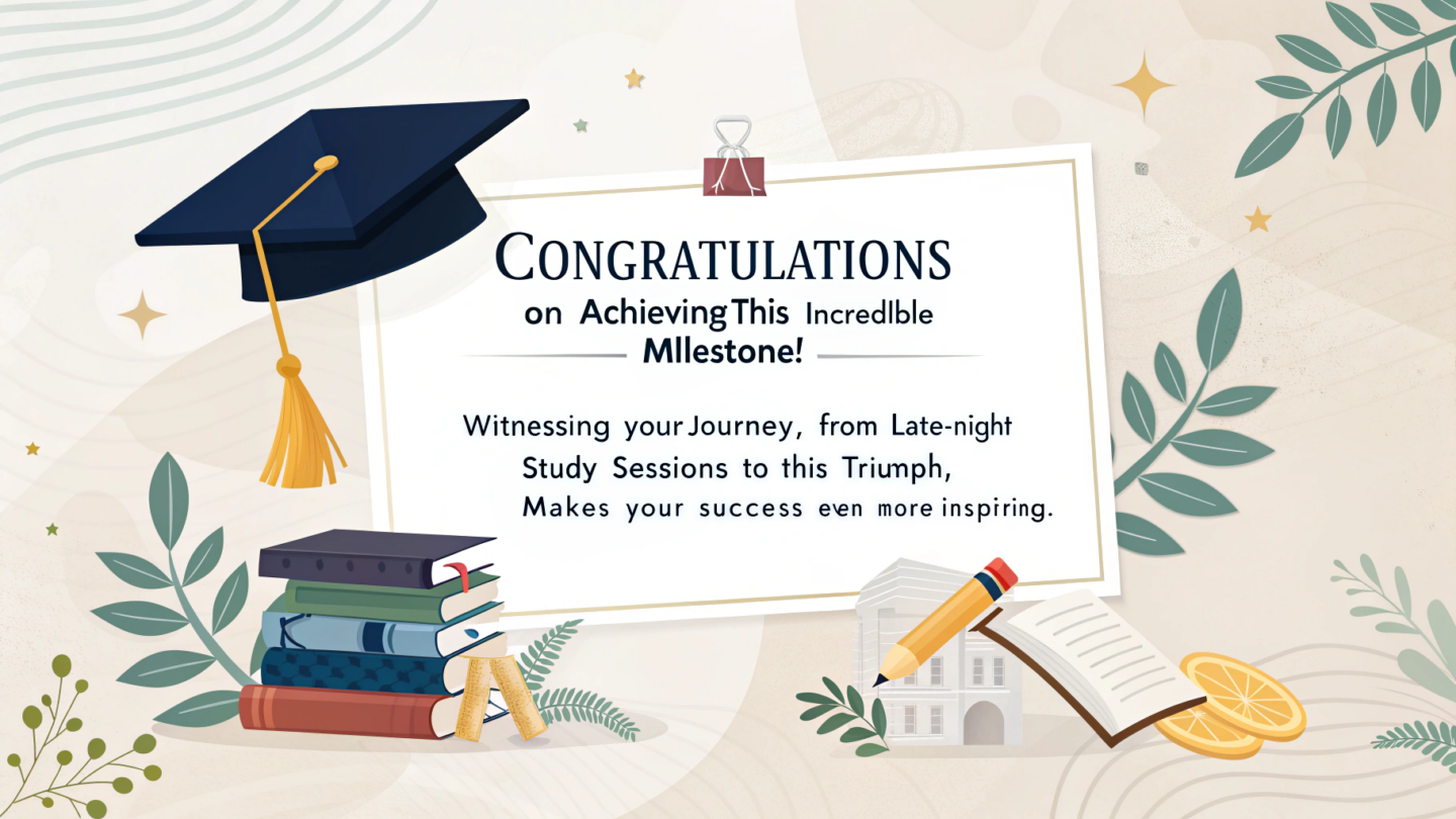 Examples of sincere and heartfelt congratulations messages across various scenarios