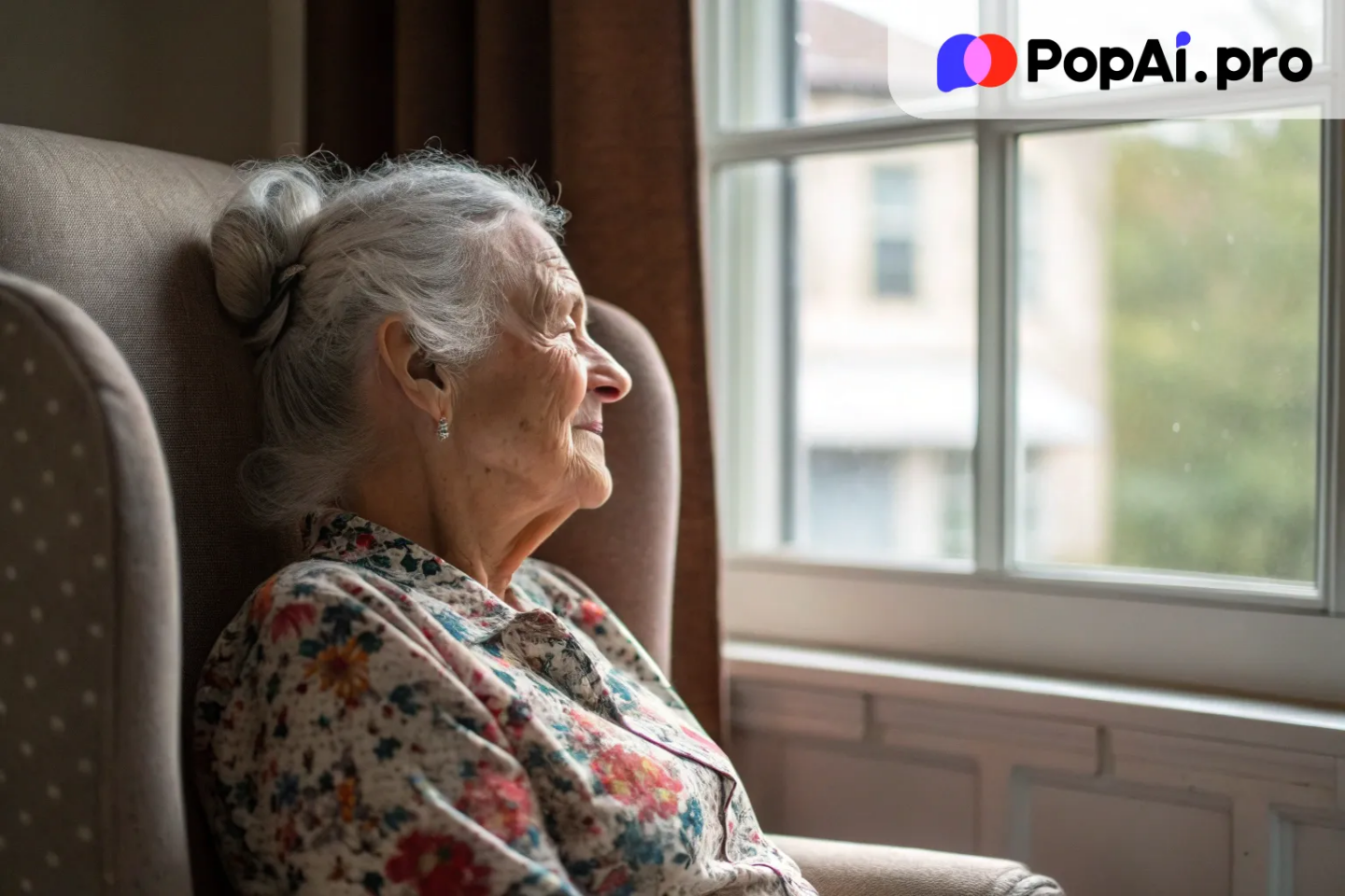 Realistic Elderly Woman with Wrinkles and Wisdom