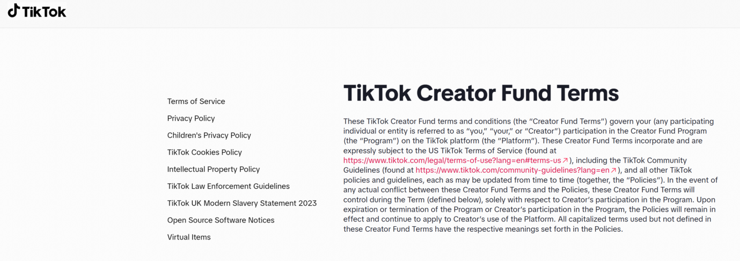 1. TikTok Creator Fund