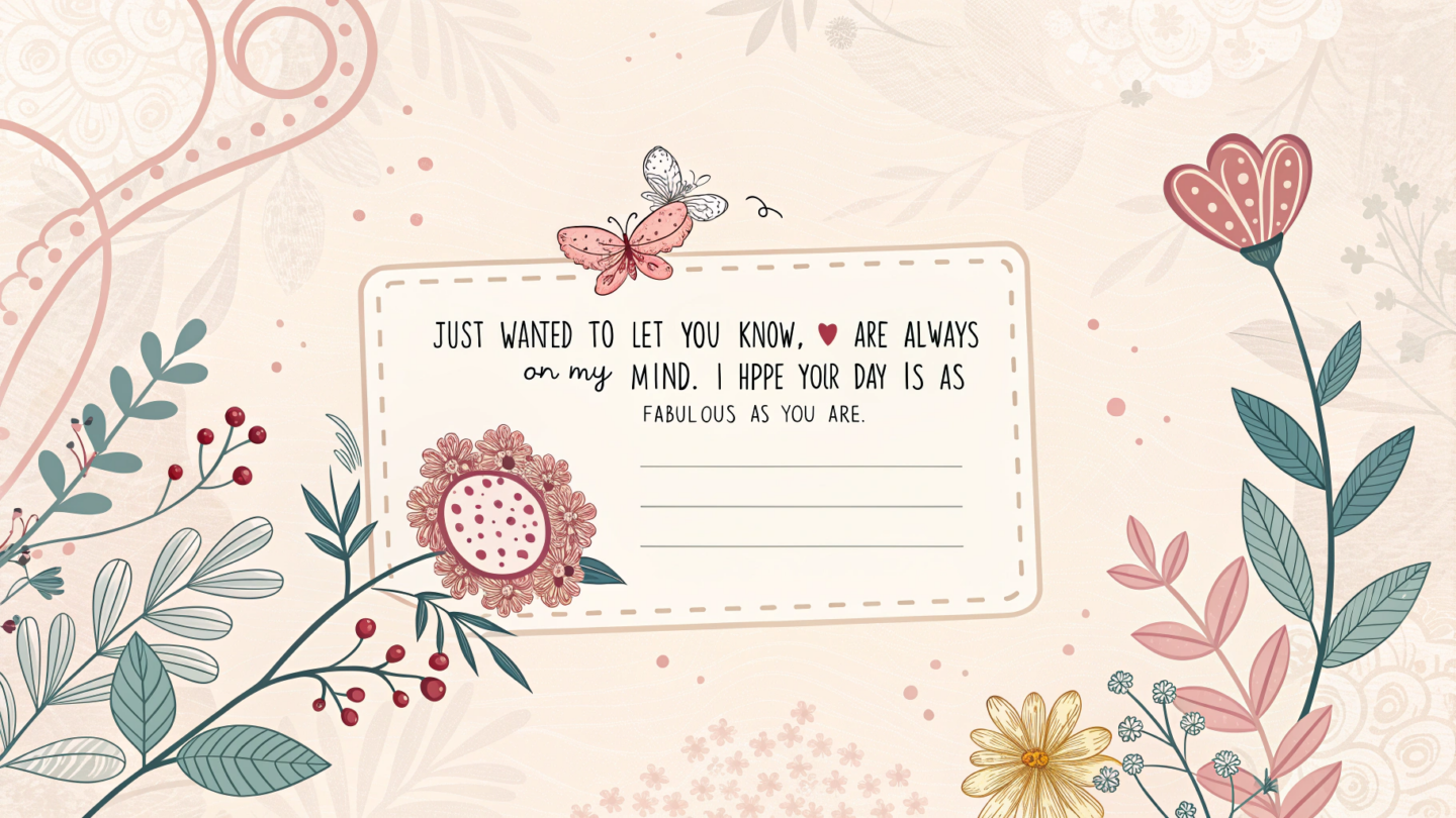7. Midday Love Texts to Keep Her Thinking of You