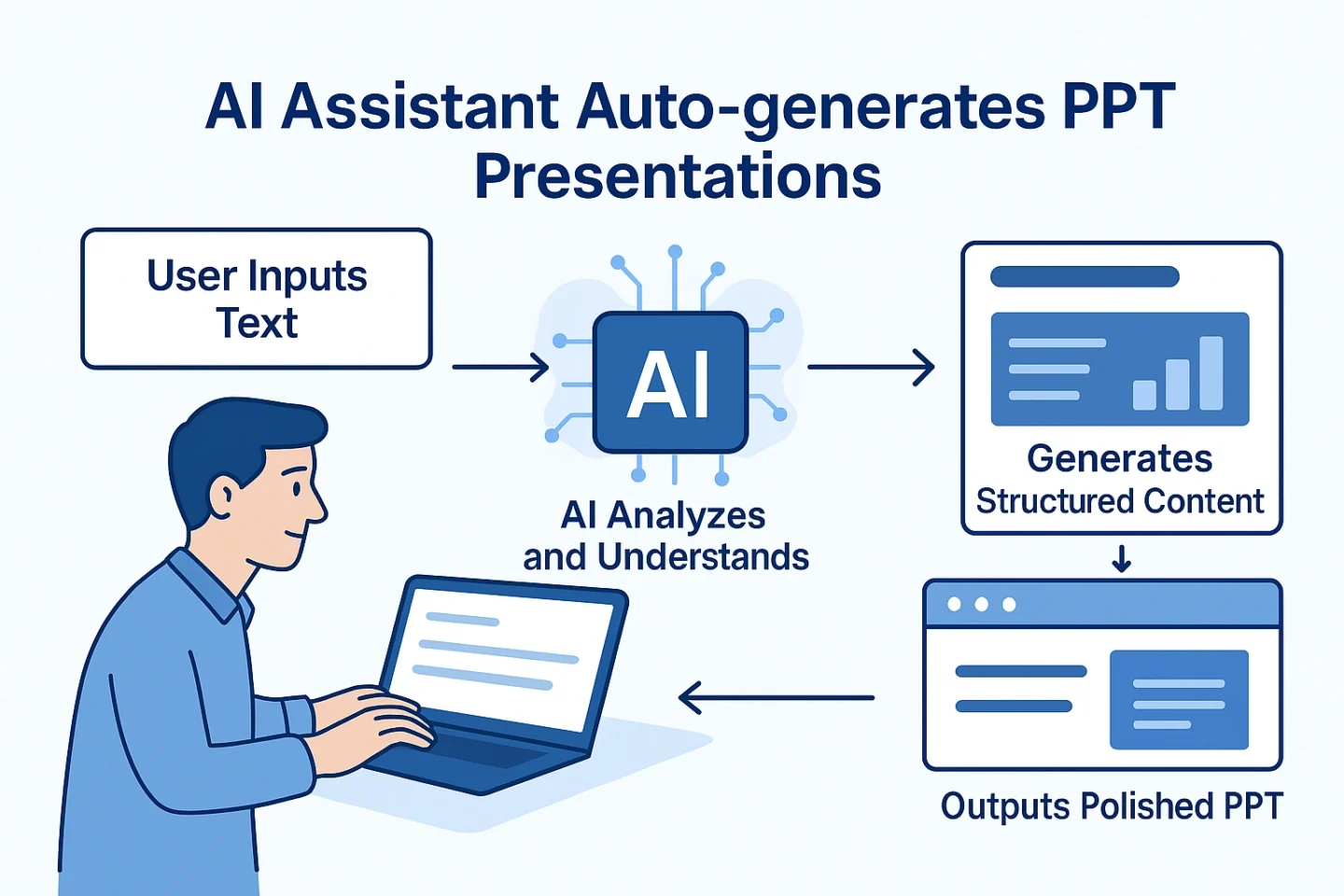 AI Assistant Auto-generates PPT Presentations