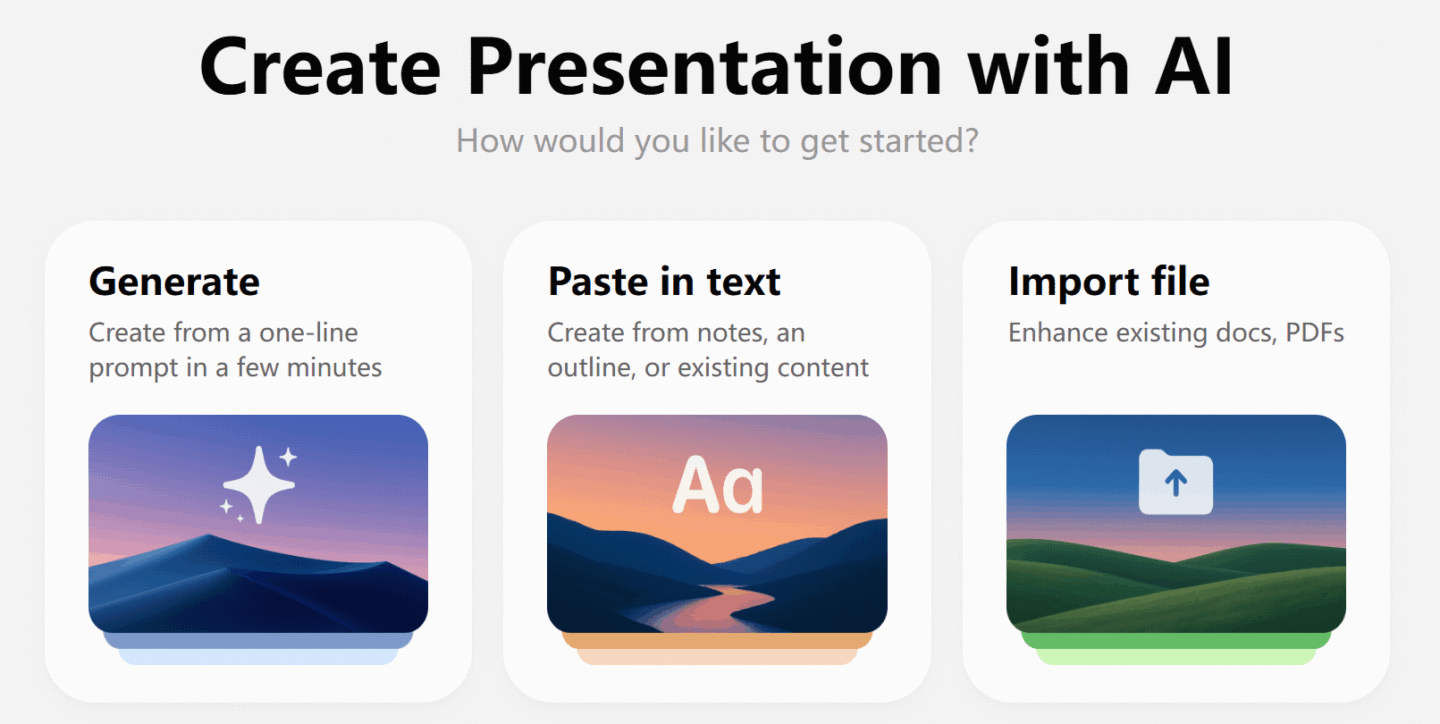 🔹 Step 2: Paste Transcribt into AI Presentation Maker