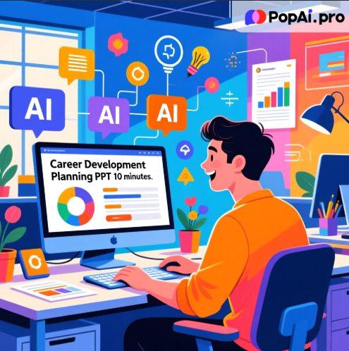 This article focuses on the core needs of creating a Career Development Planning PPT, sharing efficient and practical methods. It uses AI tools to solve problems like content organization, design optimization, and personalized customization, helping professionals and fresh graduates quickly produce professional, eye-catching presentations that boost career showcase competitiveness.