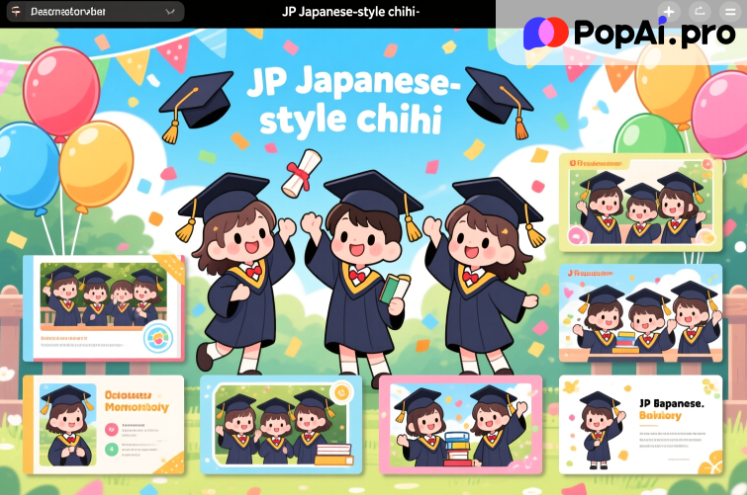 Graduation is a precious milestone. Crafting a heartfelt Graduation Memory Book PPT to honor it can be daunting, but PopAi, a versatile AI tool, simplifies every step, turning your ideas into polished presentations for preserving these memories.