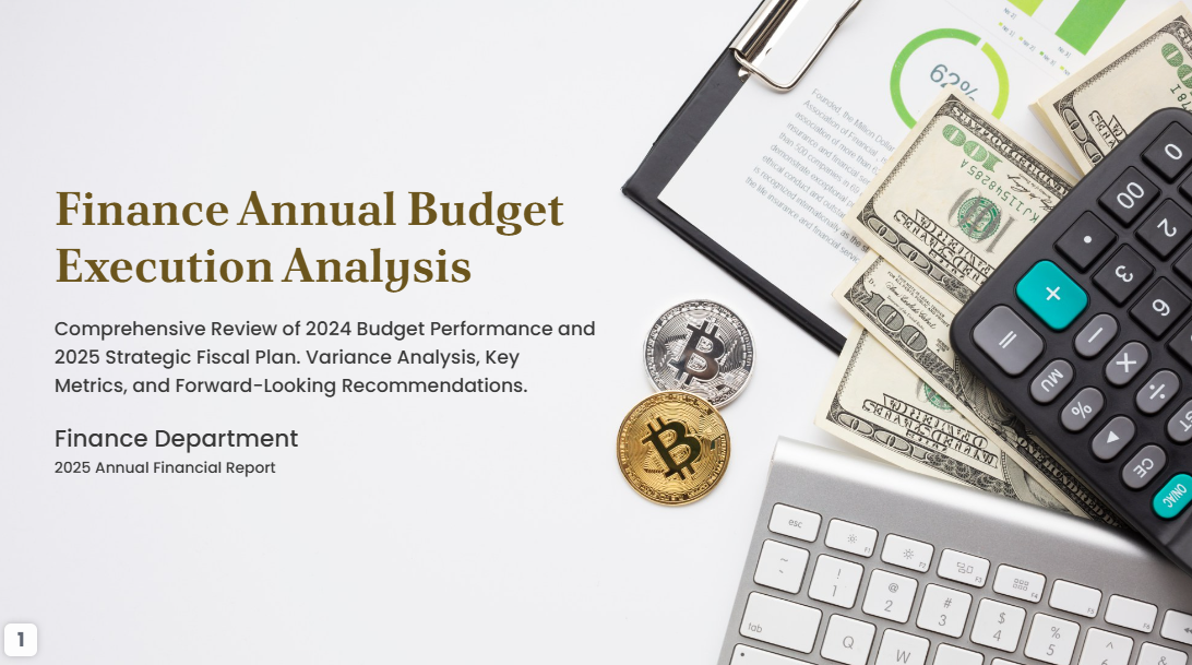 Discover how the 2025 global budget crises—from soaring U.S. debts to UK tax hikes—are forcing finance pros to rethink everything. Enter PopAi, the AI powerhouse turning chaotic data into polished Finance Annual Budget Execution Analysis PPT Templates in minutes. This isn't just tech; it's your lifeline in a volatile economy, blending real time insights with effortless customization to boost productivity and decision making. Dive into expert analysis on why these tools are essential now, and how they address your daily pains like endless revisions and data overload for smarter, faster results.