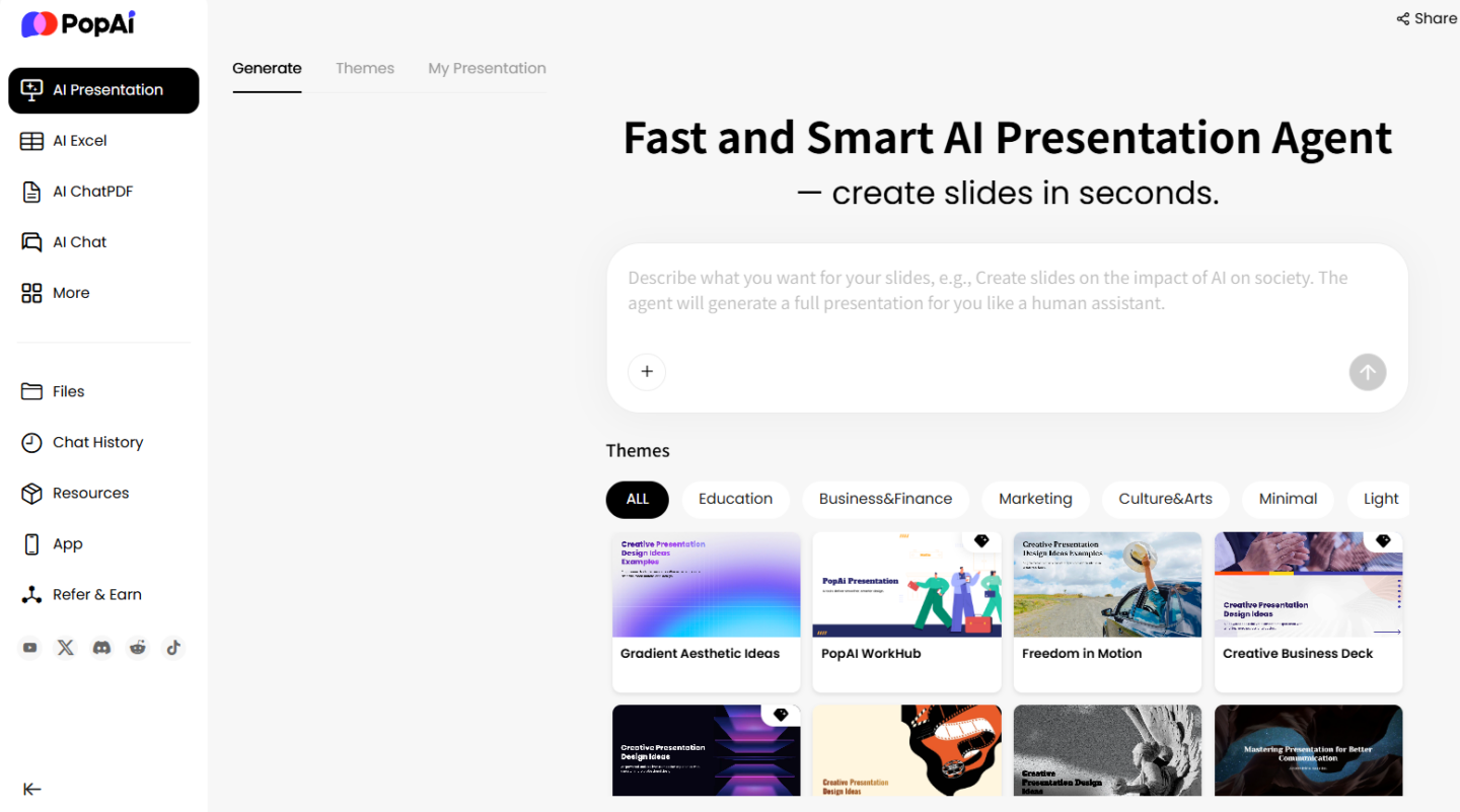 PopAi, a versatile AI tool, simplifies creating Product Operations Weekly/Monthly Data Report and PPT, offering AI chat, document reading, content creation, and real-time support to boost your work efficiency significantly.