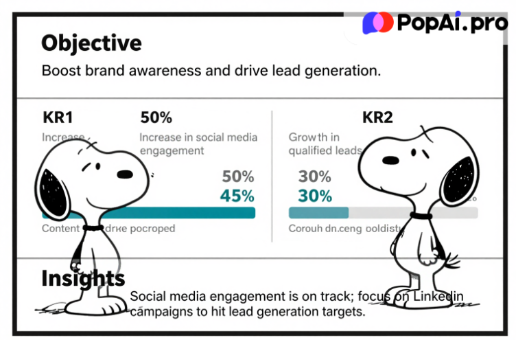 PopAi empowers professionals to create high-impact OKR Management and Performance Appraisal slides effortlessly. Leveraging AI-driven tools for content generation, seamless editing, and audience-centric design, it simplifies complex data organization, enhances visual appeal, and ensures your slides align with strategic goals, saving you hours of tedious work.