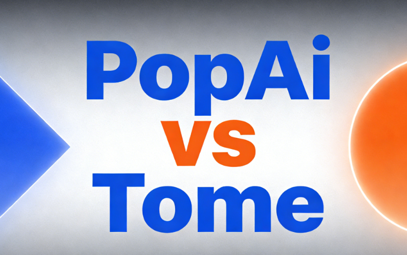 This article focuses on a real comparison of the storytelling capabilities of PopAi and Tome. Putting aside complex theories, we will directly show how PopAi acts as an efficient secretary to help you quickly organize briefings, while Tome serves as a creative partner to inspire ideas and weave compelling stories. Through in–depth analysis of specific functions, usage scenarios, and real effects, we help you clearly judge which one is more capable of meeting your core needs for your next presentation, product launch, or financing roadshow in the showdown of PopAi vs Tome storytelling capability.
