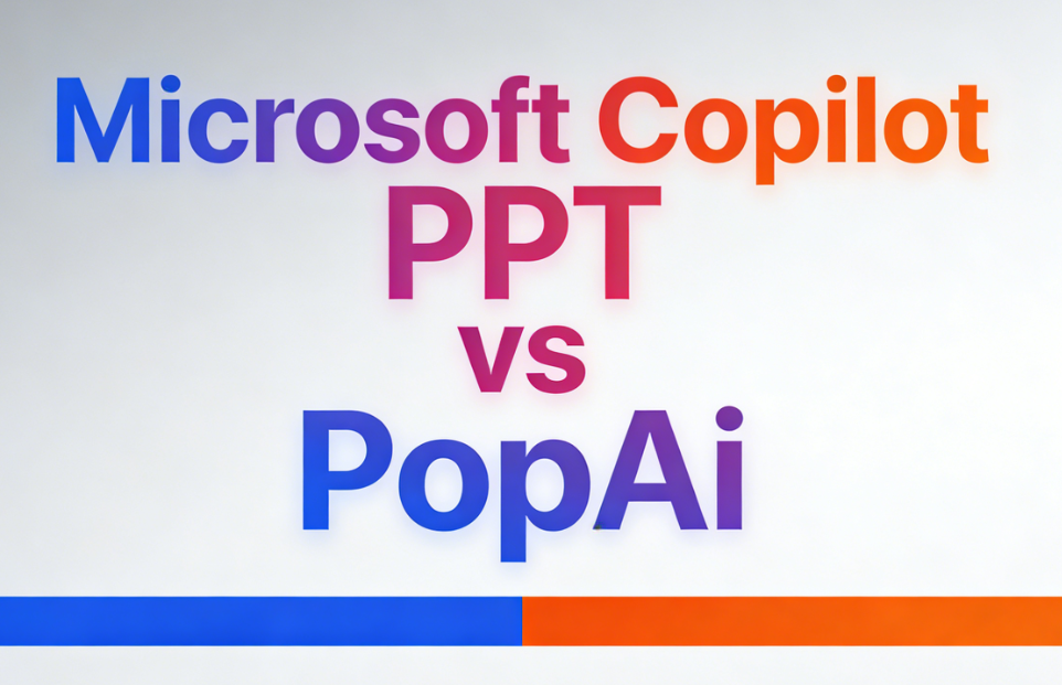 In 2026, PPT creation speed directly defines your workplace efficiency. This article tackles the core question: Microsoft Copilot PPT vs. PopAi speed, breaking down the real differences in their "speed" through concrete scenarios. Copilot acts like a smart assistant embedded in your familiar Word and PowerPoint, helping you source information and draft content; PopAi, by contrast, is an intelligent factory built exclusively for slide–making, automating the entire journey from a single idea to a fully designed PPT deck. Wondering which tool lets you ditch late nights formatting and tweaking layouts for "minute–level" output? This comparison has the answer.