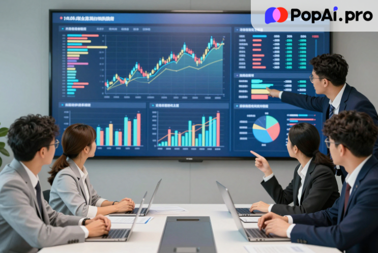 PopAi, an all-in-one AI tool, empowers finance professionals to create impactful Financial Data Visualization slides presentation effortlessly. It integrates AI-driven PPT generation, intelligent data interpretation, seamless editing, and audience-centric design, helping transform complex financial data into clear, visually appealing slides that enhance communication efficiency and decision-making support.