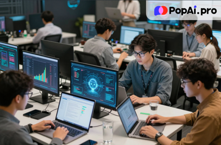 PopAi, an all-in-one AI tool, enables hackathon participants to craft compelling Hackathon Pitch slides presentation efficiently. It integrates AI-driven PPT generation, content enhancement, and audience-centric design, turning creative ideas into concise, impactful slides that impress judges and boost winning chances.