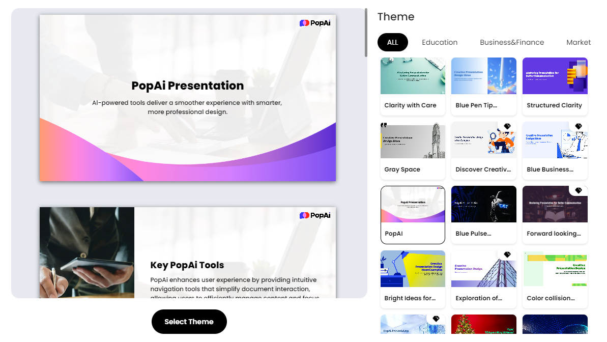 In today’s fiercely competitive job market, a standout set of resume PPT slides has become the key to standing out from the crowd. This article delivers an in–depth review of five top–tier tools that empower you to craft professional resume presentation slides with remarkable efficiency. Among them, PopAI leverages cutting–edge artificial intelligence to offer all–round support for creating your resume PPT slides—from intelligent generation and content optimization to visual design—significantly boosting your competitiveness in the job hunt.